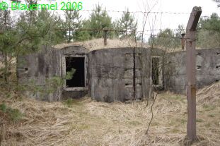 Bunker am Eingangsbereich